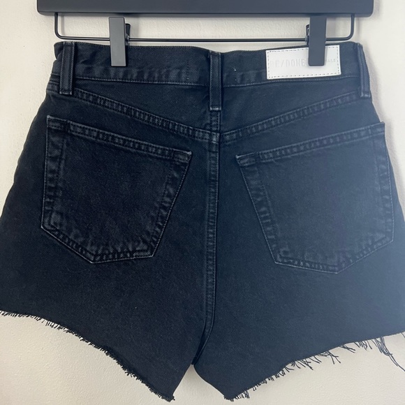 RE/DONE black high waisted shorts, size 25, worn once - Picture 4 of 6
